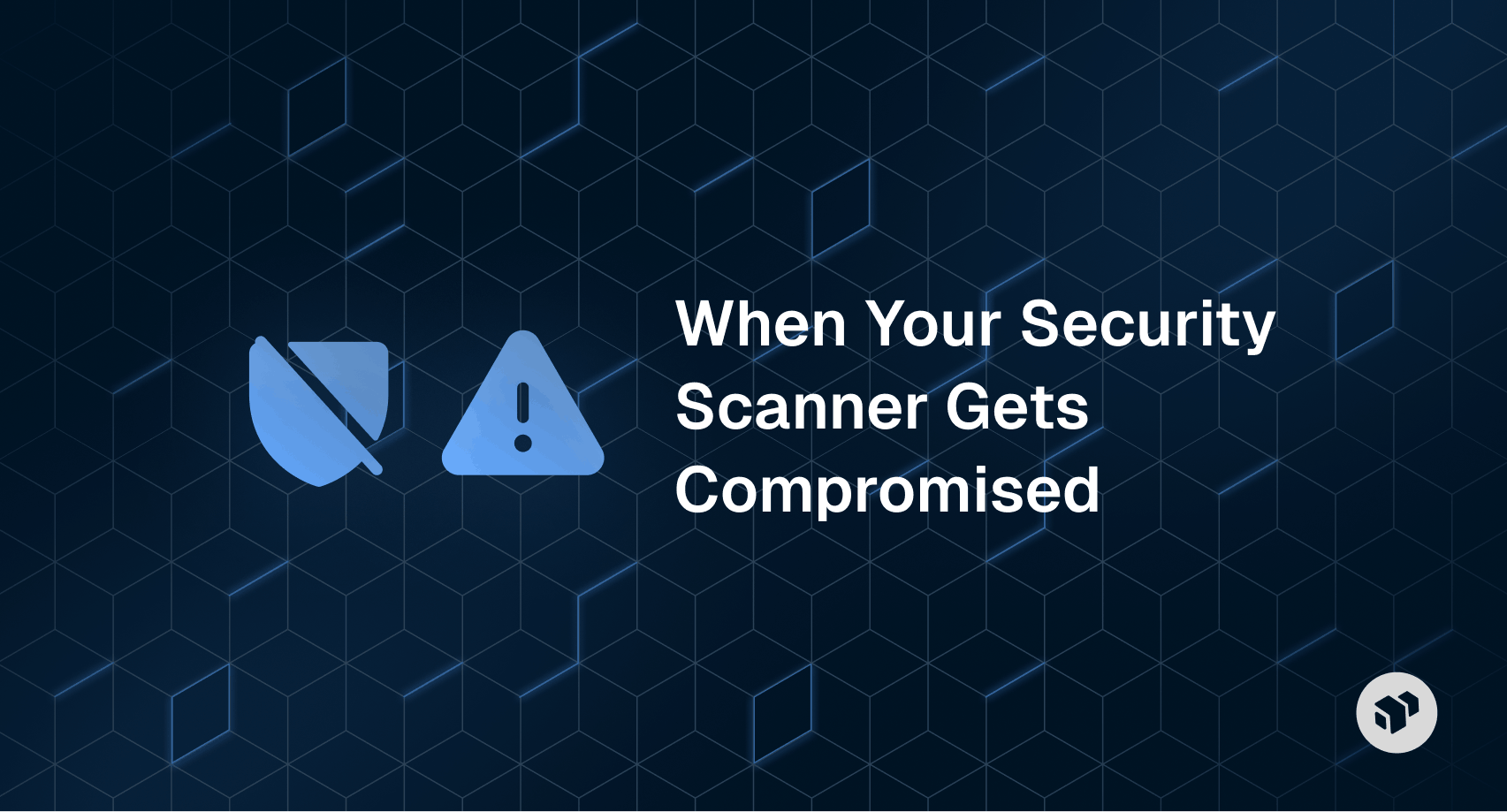 Illustration of a compromised security scanner, showing how a trusted code scanning tool can be exploited to introduce vulnerabilities, bypass detection, and impact software supply chain security.