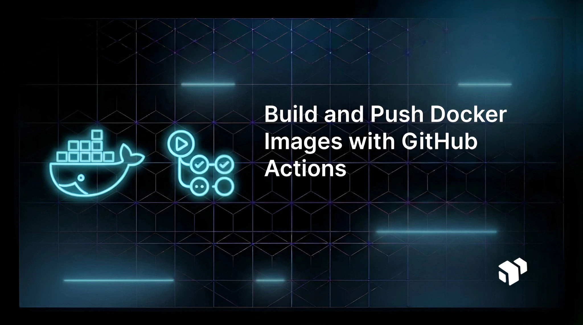 Guide showing how to build and push Docker images using GitHub Actions workflows