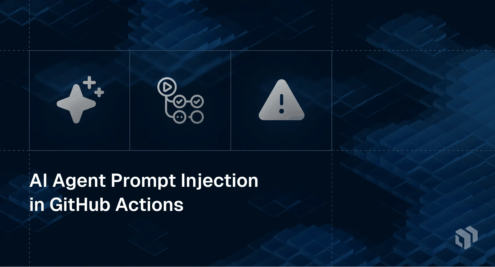 Illustration of prompt injection attacks targeting AI agents in GitHub Actions