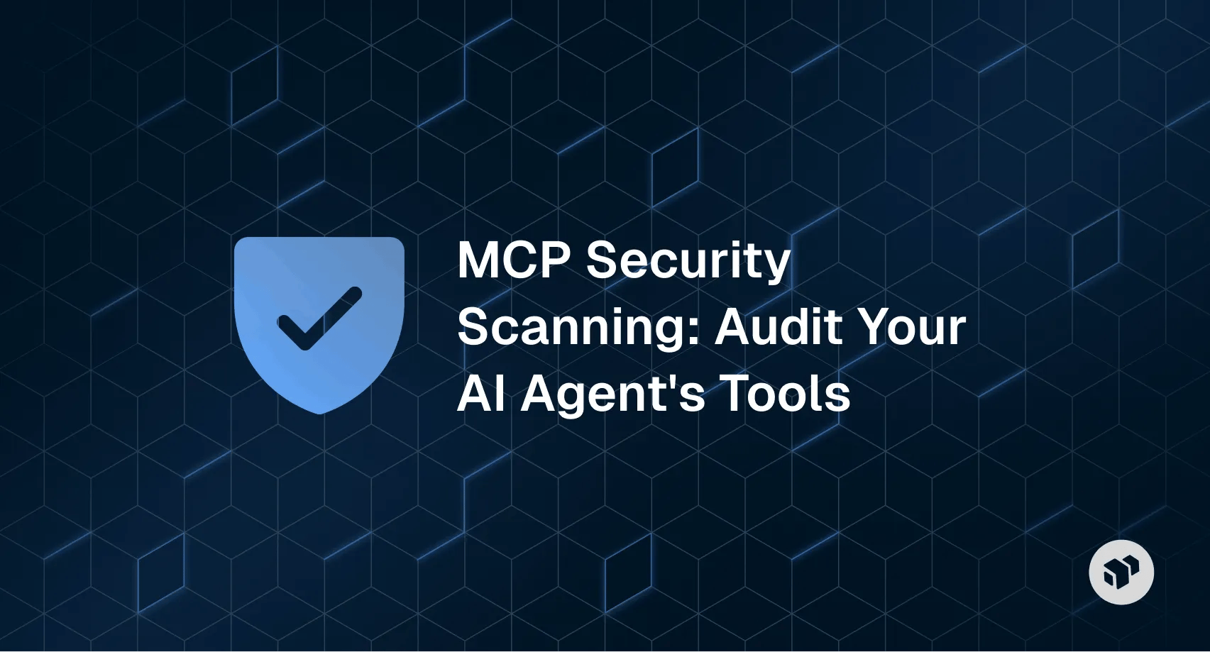 MCP security scanning concept diagram showing how to audit AI agents and connected tools, highlighting security checks, permission boundaries, and risk analysis in agent-to-tool integrations.