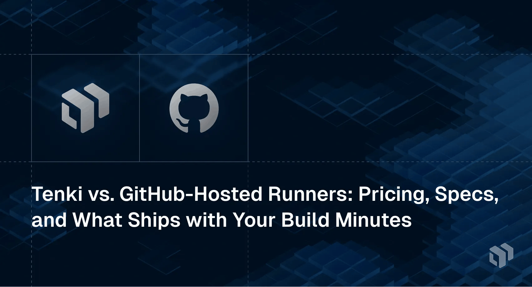 Comparison of Tenki runners versus GitHub-hosted runners for CI/CD workflows